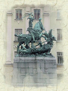 St Goran and the dragon, in Stockholm, Sweden