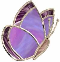 animated stainglass butterfly