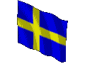 Swedish flag - animated